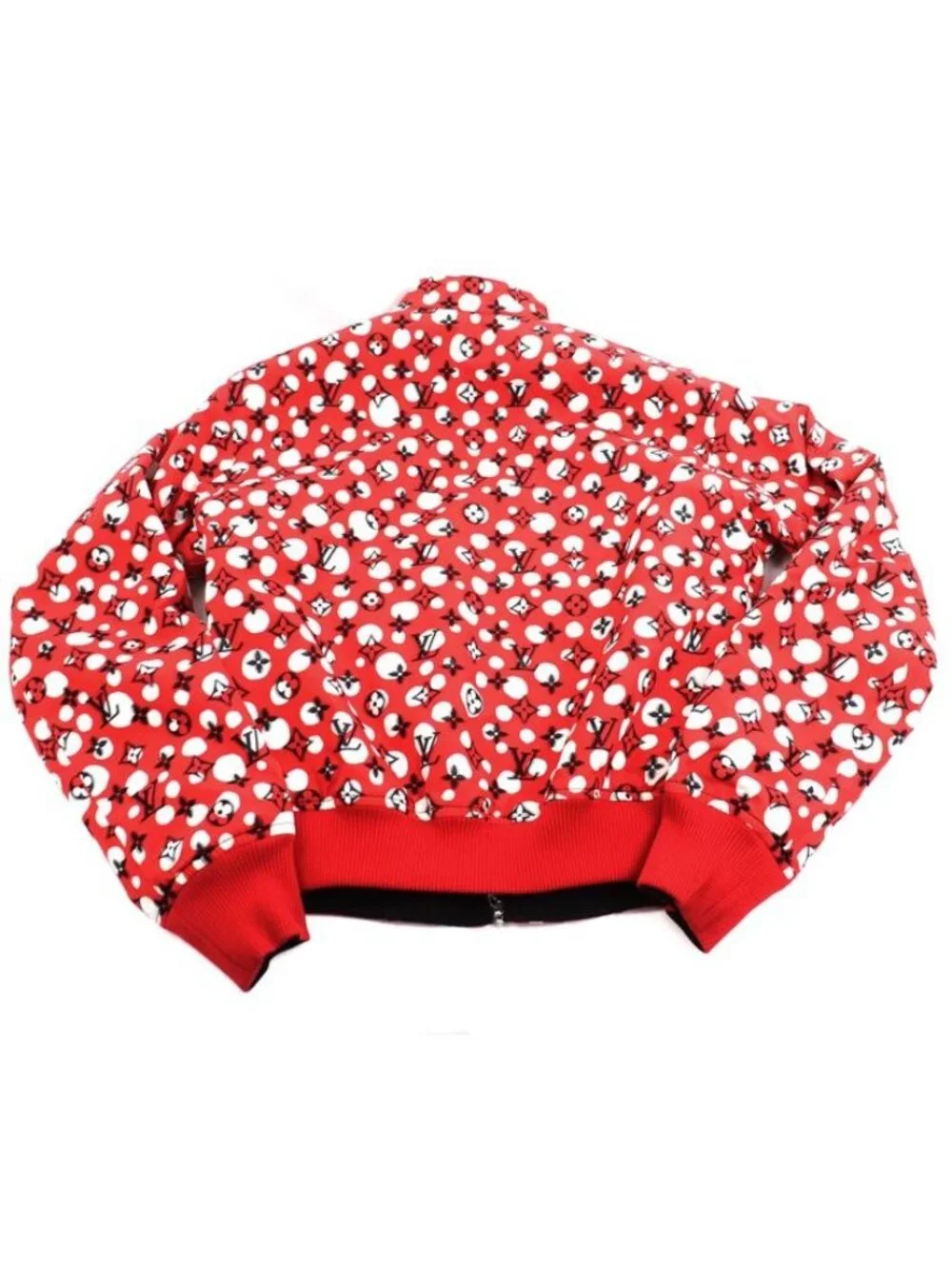 Louis Vuitton Logo LV YK Reversible Bomber Jacket Infinity Dot Yayoi Kusama